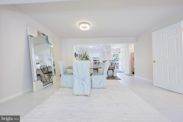 17455 Kagera Dr, Dumfries, VA 22025 - tiled dining space with baseboards
