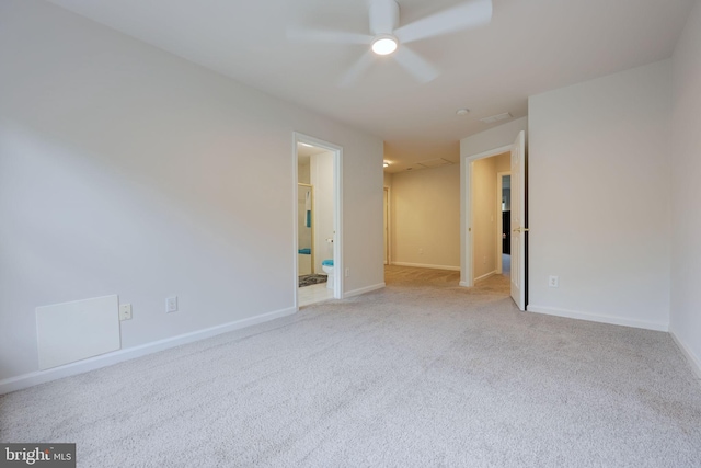 17455 Kagera Dr, Dumfries, VA 22025 - empty room featuring ceiling fan, carpet, and baseboards