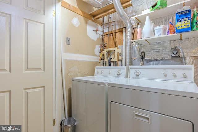 6150 Castletown Way, Alexandria, VA 22310 - washroom with washing machine and clothes dryer
