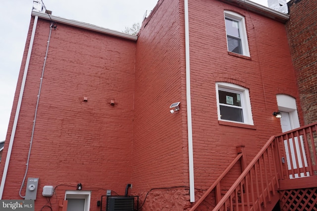482-484 Brunswick St, Baltimore, MD 21223 - view of property exterior with central AC unit