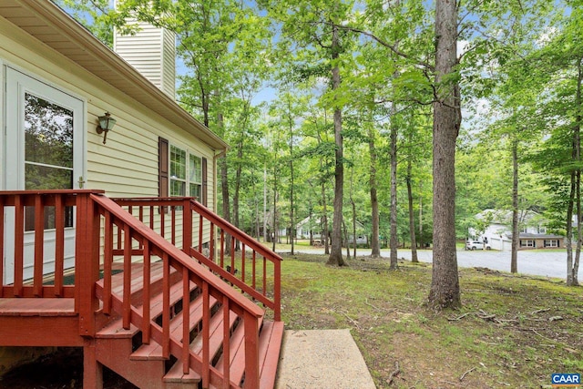 13 Tobacco Ter, Palmyra, VA 22963 - deck with stairs