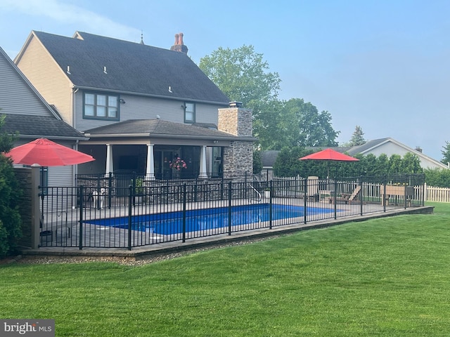13 N Clearview Dr, Palmyra, PA 17078 - view of swimming pool with a patio