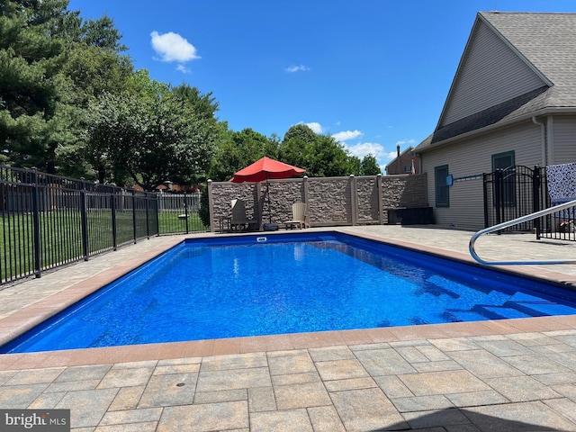 13 N Clearview Dr, Palmyra, PA 17078 - view of swimming pool with a patio