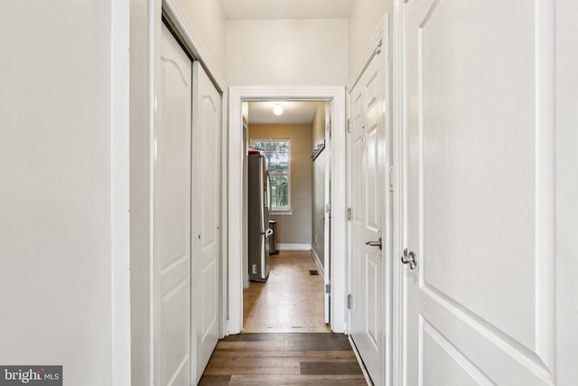 148 Ryans Run, Sicklerville, NJ 08081 - corridor featuring dark wood-type flooring