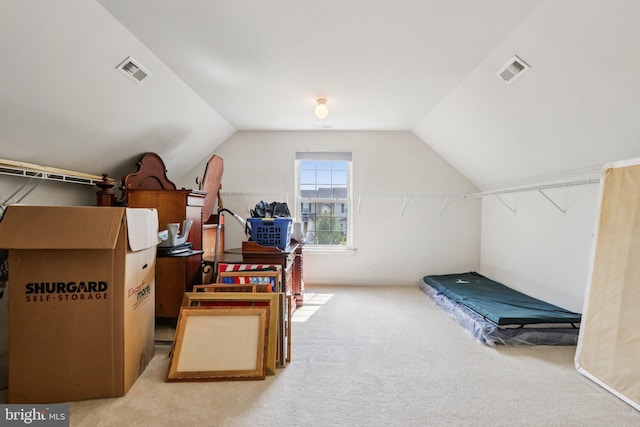 148 Ryans Run, Sicklerville, NJ 08081 - interior space featuring light carpet and lofted ceiling
