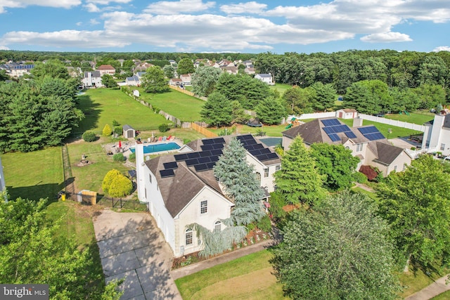 148 Ryans Run, Sicklerville, NJ 08081 - aerial perspective of suburban area featuring a pool