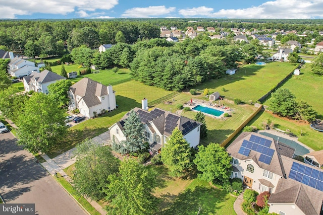 148 Ryans Run, Sicklerville, NJ 08081 - aerial view of property's location featuring nearby suburban area and a pool area