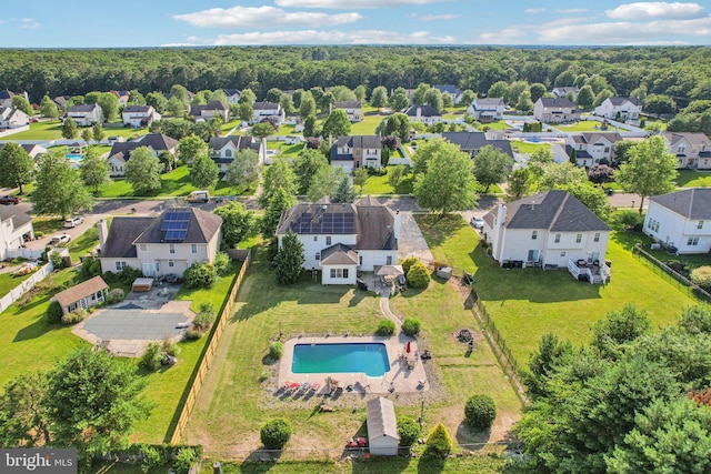 148 Ryans Run, Sicklerville, NJ 08081 - aerial view of residential area with a pool area