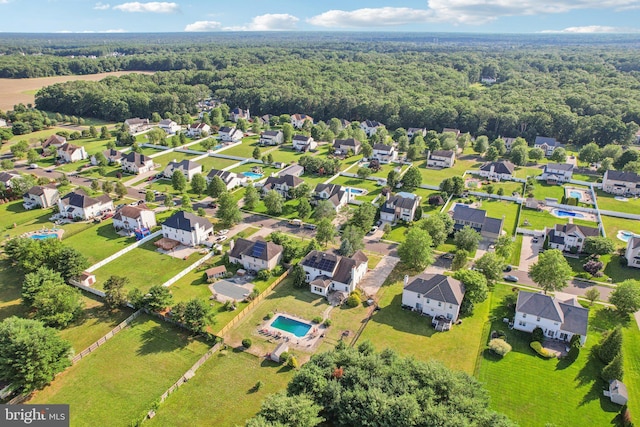 148 Ryans Run, Sicklerville, NJ 08081 - aerial perspective of suburban area featuring a heavily wooded area