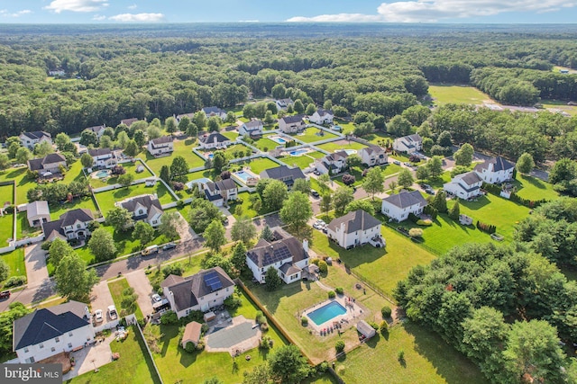 148 Ryans Run, Sicklerville, NJ 08081 - aerial view of residential area with a forest