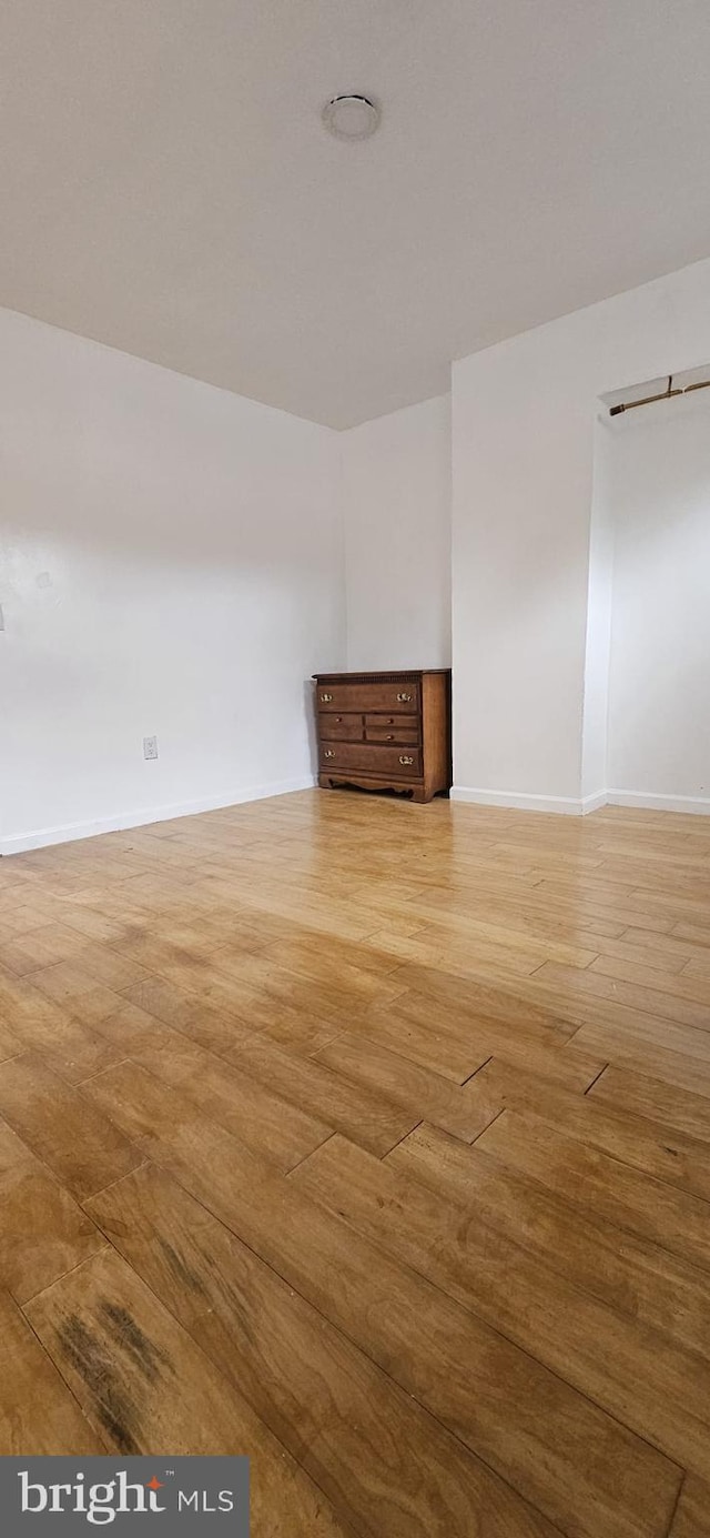 2540 W Silver St, Philadelphia, PA 19132 - empty room featuring wood finished floors and baseboards