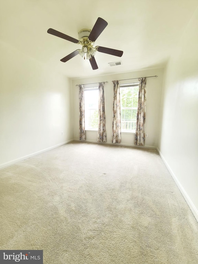 35547 Sarasota St, Round Hill, VA 20141 - carpeted spare room featuring ceiling fan and baseboards