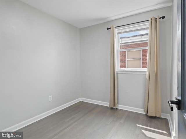 610 Galveston Pl SE, Washington, DC 20032 - unfurnished room with wood finished floors and baseboards