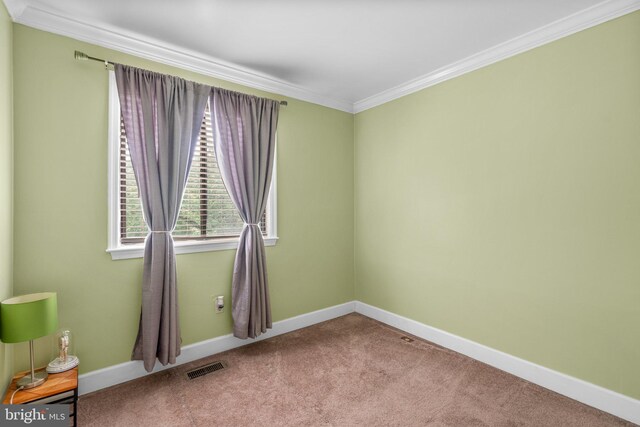 8262 Amity Cir, Gaithersburg, MD 20877 - empty room featuring carpet, ornamental molding, and baseboards