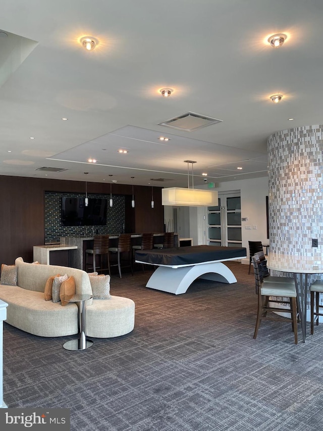 100 Harborview Unit 2307, Baltimore, MD 21230 - game room featuring carpet flooring