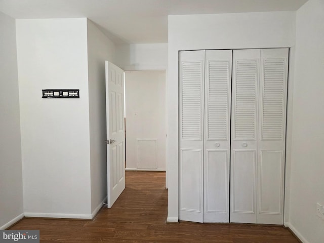 3376 Woodburn Rd, Annandale, VA 22003 - hallway featuring wood finished floors and baseboards