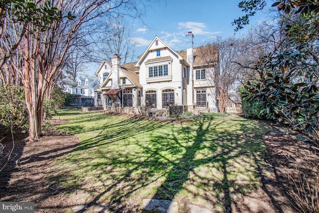 5420 Moorland Ln, Bethesda, MD 20814 - rear view of property featuring a chimney