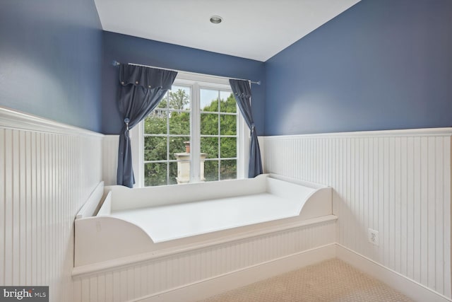 5420 Moorland Ln, Bethesda, MD 20814 - bathroom featuring a wainscoted wall