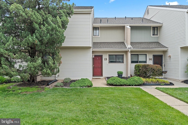 13 Tulip Ct, Mount Laurel, NJ 08054 - multi unit property with a shingled roof and a front yard
