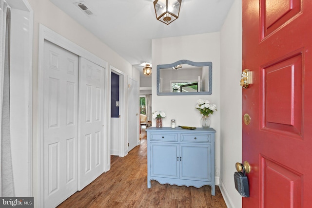 13 Tulip Ct, Mount Laurel, NJ 08054 - foyer entrance with wood finished floors and baseboards