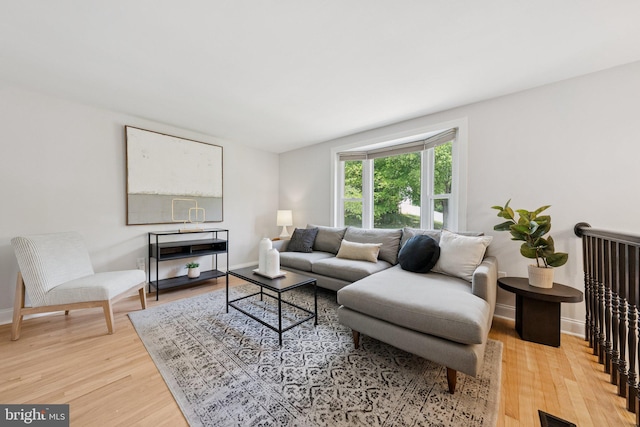 12711 Lampton Ln, Fort Washington, MD 20744 - living room with wood finished floors and baseboards