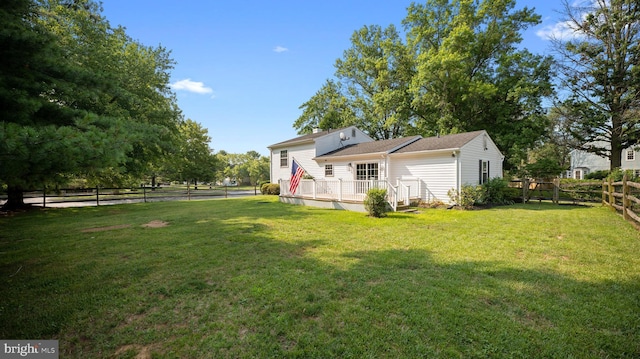 13413 Winterspoon Ln, Germantown, MD 20874 - view of yard featuring a deck