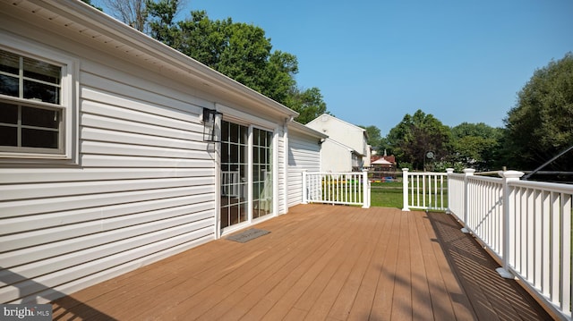 13413 Winterspoon Ln, Germantown, MD 20874 - view of wooden deck