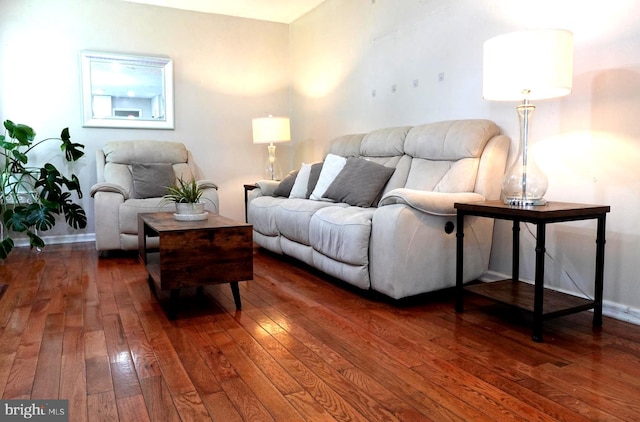 8307 Satinleaf Ct, Bowie, MD 20715 - living area featuring hardwood / wood-style floors