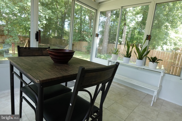 8307 Satinleaf Ct, Bowie, MD 20715 - sunroom with healthy amount of natural light and tile patterned floors