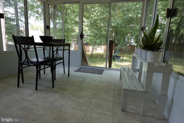 8307 Satinleaf Ct, Bowie, MD 20715 - sunroom / solarium featuring tile patterned flooring