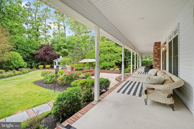 14 Waterfront Way, Hammonton, NJ 08037 - view of patio featuring view of scattered trees