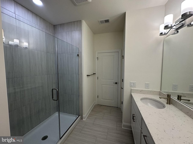 21 Kay Chiarello Way, Hamilton, NJ 08690 - full bath with vanity, a shower stall, and baseboards