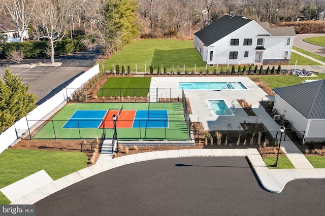 21 Kay Chiarello Way, Hamilton, NJ 08690 - aerial view of property and surrounding area with a pool
