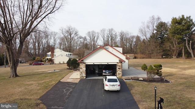 2732 Old Cedar Grove Rd, Broomall, PA 19008 - garage featuring asphalt driveway