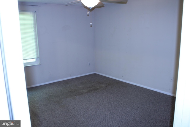 8406 Rainbow Bridge Ln, Springfield, VA 22153 - unfurnished room with carpet flooring and a ceiling fan