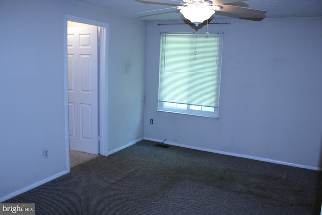 8406 Rainbow Bridge Ln, Springfield, VA 22153 - unfurnished room featuring ceiling fan and carpet floors