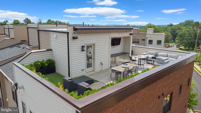 1741 Mckenna Point Dr Unit 2701, Mclean, VA 22102 - rear view of house with an outdoor living space