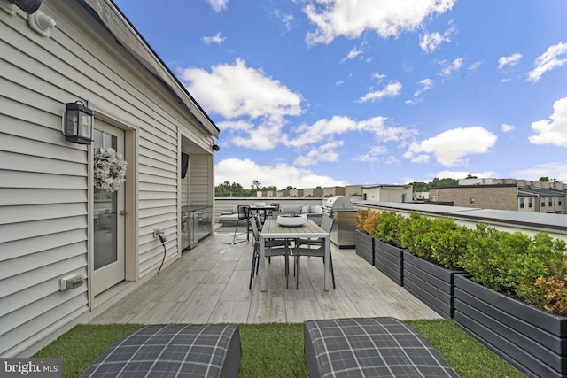 1741 Mckenna Point Dr Unit 2701, Mclean, VA 22102 - deck featuring outdoor dining area