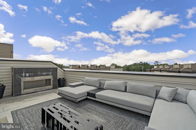 1741 Mckenna Point Dr Unit 2701, Mclean, VA 22102 - deck with an outdoor hangout area