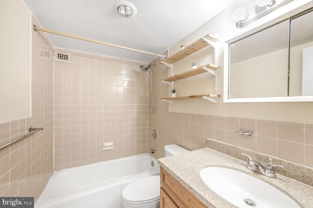 2939 Van Ness St NW Unit 608, Washington, DC 20008 - full bath with tile walls, shower / tub combination, toilet, and vanity