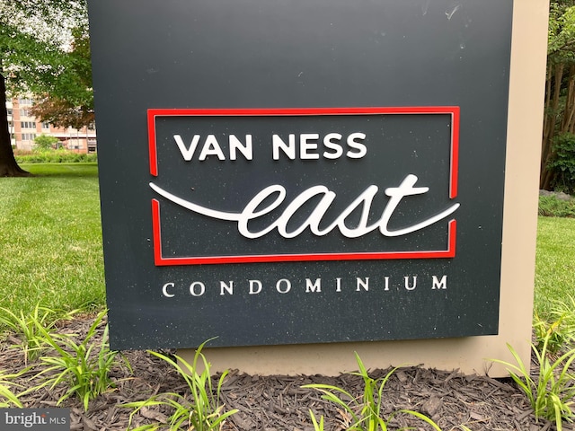2939 Van Ness St NW Unit 608, Washington, DC 20008 - view of community sign