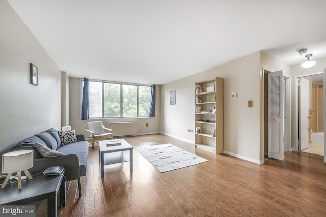 2939 Van Ness St NW Unit 608, Washington, DC 20008 - living area with wood finished floors and baseboards
