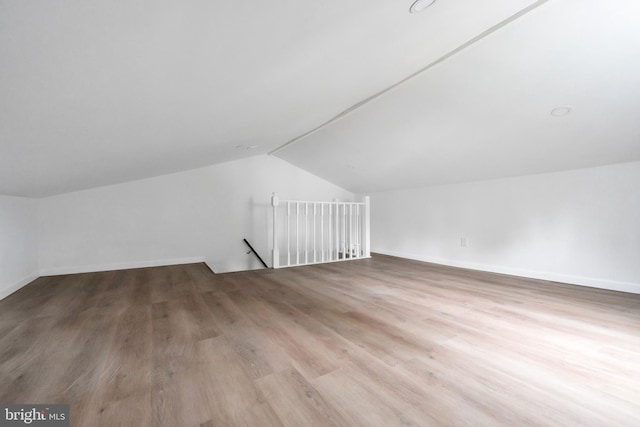 170 Drexel Ave, Lansdowne, PA 19050 - bonus room featuring lofted ceiling, wood finished floors, and baseboards