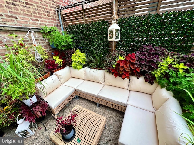 1620 E Berks St, Philadelphia, PA 19125 - view of patio featuring an outdoor hangout area