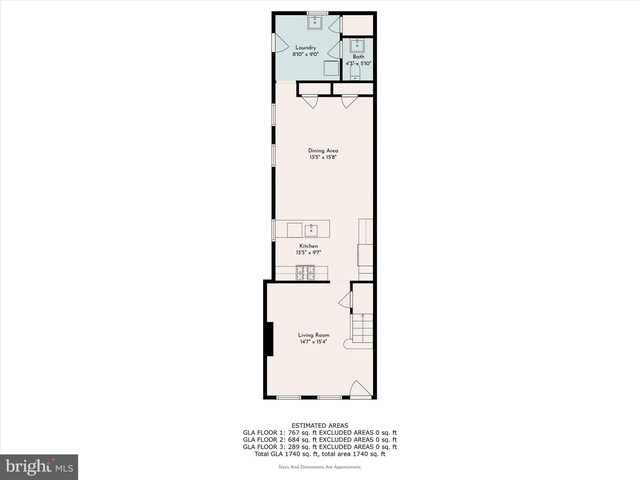 1620 E Berks St, Philadelphia, PA 19125 - property floor plan