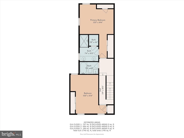 1620 E Berks St, Philadelphia, PA 19125 - property floor plan