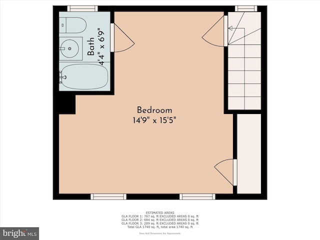 1620 E Berks St, Philadelphia, PA 19125 - floor plan / room layout