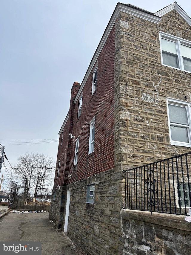 5221 N 8th St, Philadelphia, PA 19120 - view of home's exterior featuring stone siding