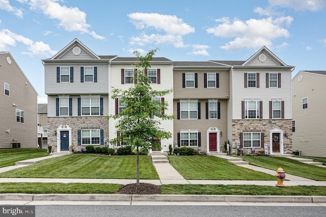 418 Charlestown Crossing Blvd, North East, MD 21901 - multi unit property featuring stone siding and a front lawn