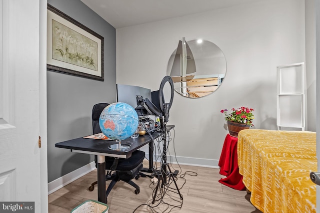 108 Annapolis St, Bensalem, PA 19020 - office area with wood finished floors and baseboards